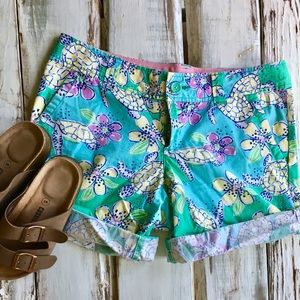 Lily pulitzer sea turtle shorts